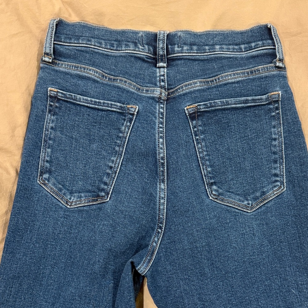 Abercrombie & Fitch Dark Blue Flare Jeans - Picture 3 of 6